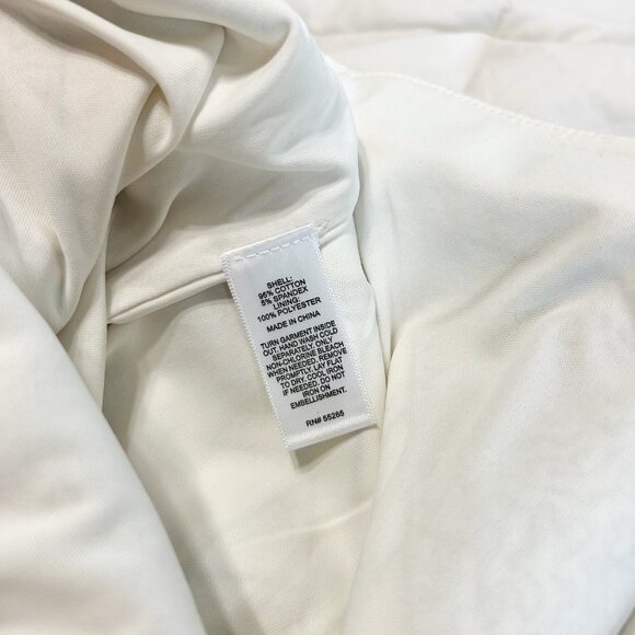 NWT Express Black White Gold Sequin Mini Skirt Size M Geometric Party Skirt - Picture 5 of 5